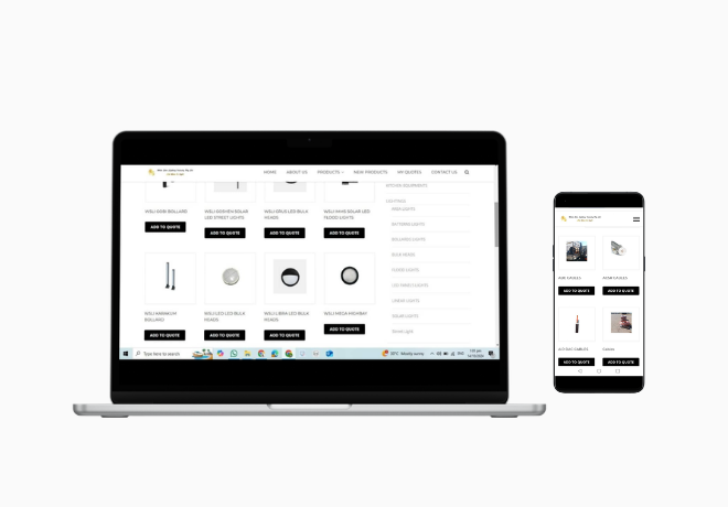 White Star Lightings — White Star Lightings — Structuring a Product Catalogue for Quote-Based Conversion