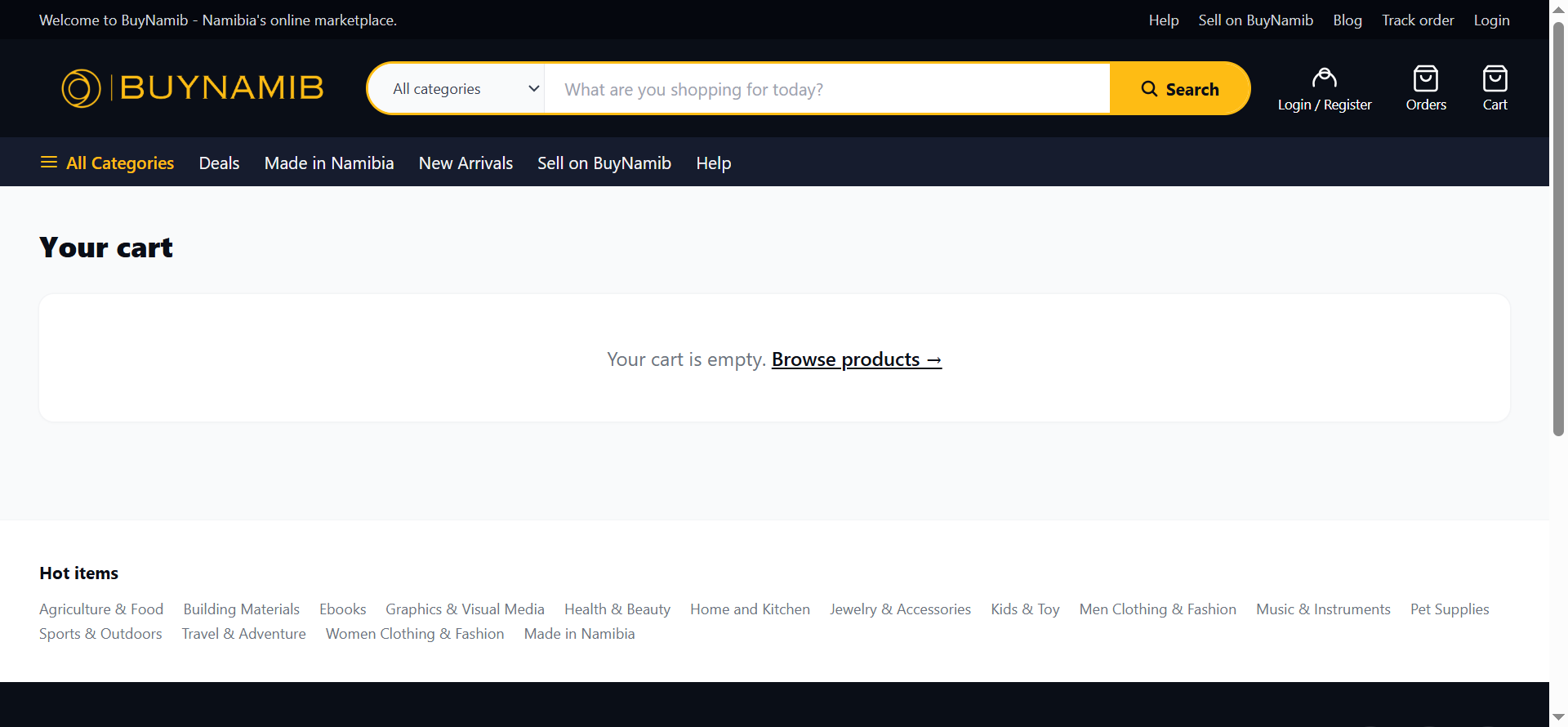 The cart and checkout process simplifies online purchasing by clearly displaying selected products, pricing, and order details, guiding users toward completing their transactions efficiently.